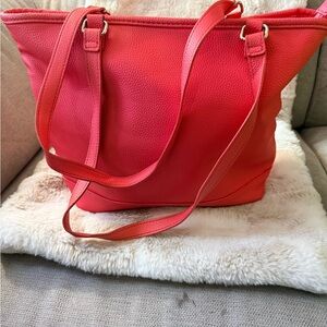 Chic Coral Tote Bag
